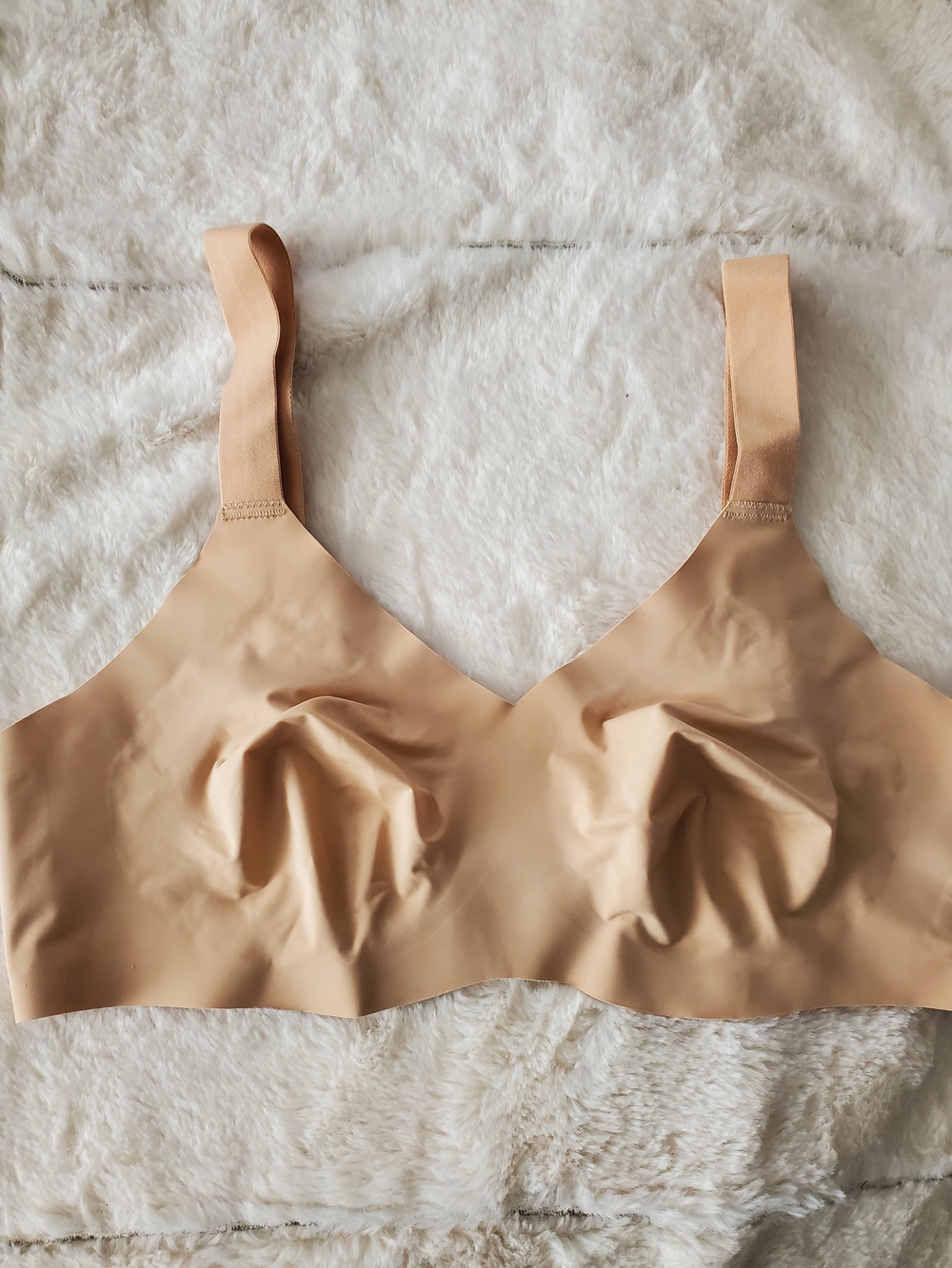 Knix Seamless Nude Wireless Bra - Comfortable Everyday Support 36B 38B 36C 36D